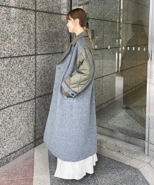 田中 里実さんの「BEAMS WOMEN｜RBS / ビッグ ポケット レイヤード スカート」を使ったコーディネート