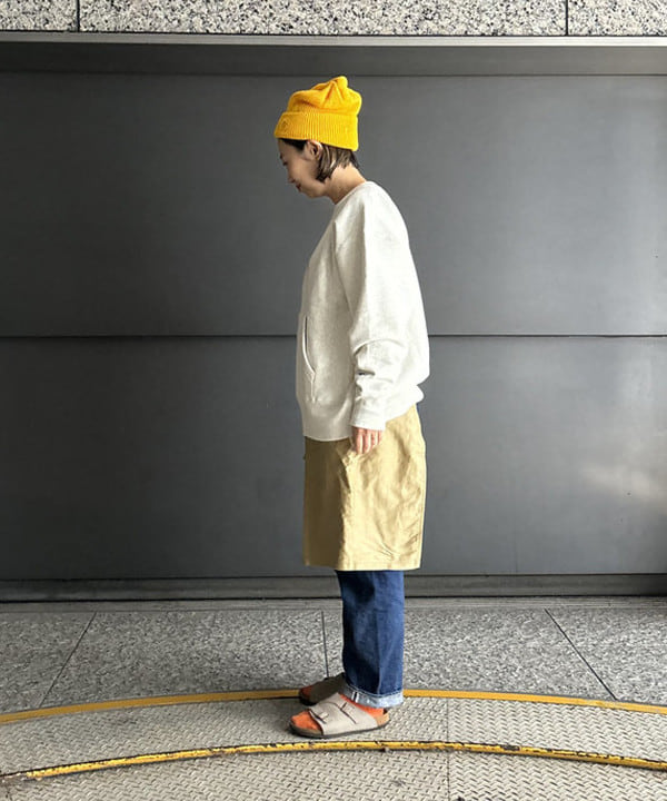 つぼさんの「BEAMS WOMEN｜【別注】DECHO / ダメージ キャップ」を使ったコーディネート