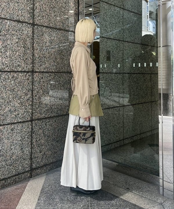 あさひさんの「BEAMS WOMEN｜RBS / ビッグ ポケット レイヤード スカート」を使ったコーディネート