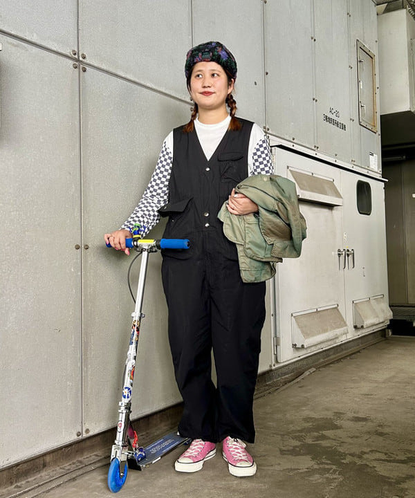 Kyooka Sayakaさんの「BEAMS WOMEN｜シャンブレー ギャバ ショート フィッシング ジャケット」を使ったコーディネート