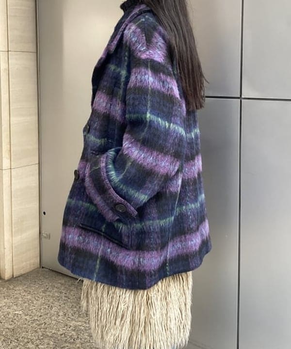 マツド ユメカさんの「BEAMS WOMEN｜カウヘアー ミニ バッグ」を使ったコーディネート