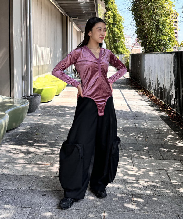 ちりこさんの「BEAMS WOMEN｜2way スリーブ ギャザー ブルゾン」を使ったコーディネート