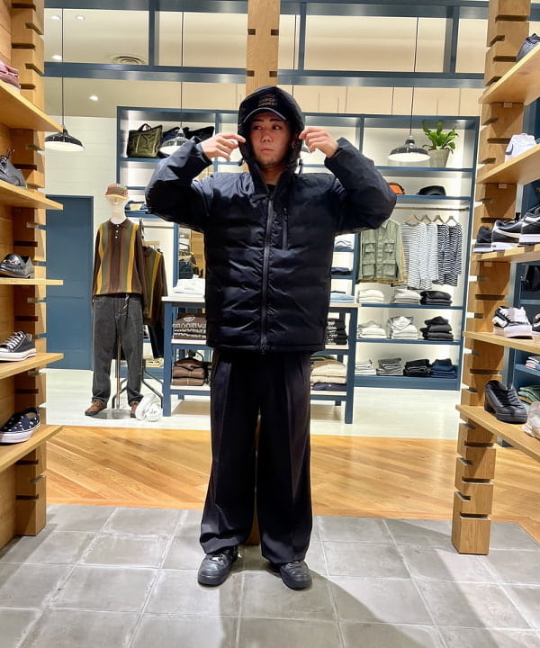 レザレクション冬用フード付き黒ジャケット ×パンツ phenix（プラスフェニックス） ブルゾン アウター メンズ : ZOZOTOWN