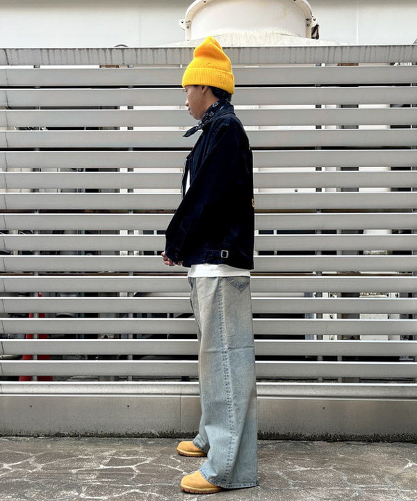 NADEL ナデールさんの「BEAMS WOMEN｜【別注】Lee / WIDE FADE BAGGY JEANS」を使ったコーディネート