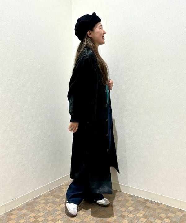 サイトウ　トモミさんの「BEAMS WOMEN｜【別注】cableami / リサイクル ウール フライト キャップ」を使ったコーディネート