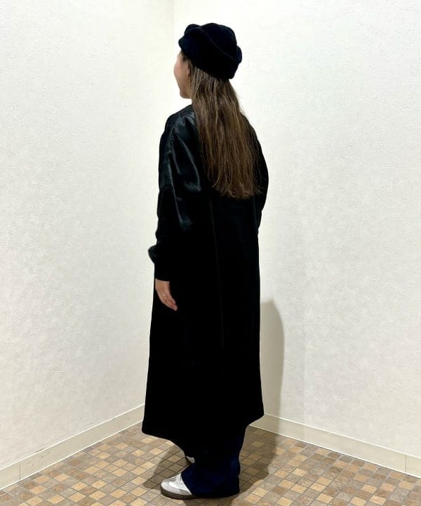 サイトウ　トモミさんの「BEAMS WOMEN｜【別注】cableami / リサイクル ウール フライト キャップ」を使ったコーディネート