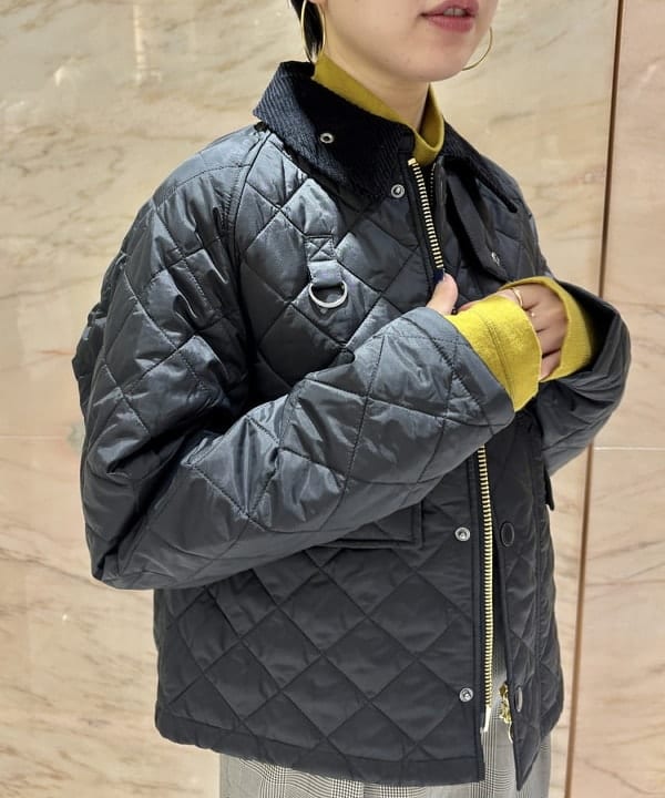 ゆうかさんの「BEAMS WOMEN｜Barbour / SPEY キルト ジャケット」を使ったコーディネート