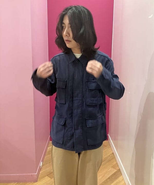 ハルさんの「BEAMS WOMEN｜REMI RELIEF × BEAMS PLUS / 別注 ミリタリー シャツ ジャケット」を使ったコーディネート
