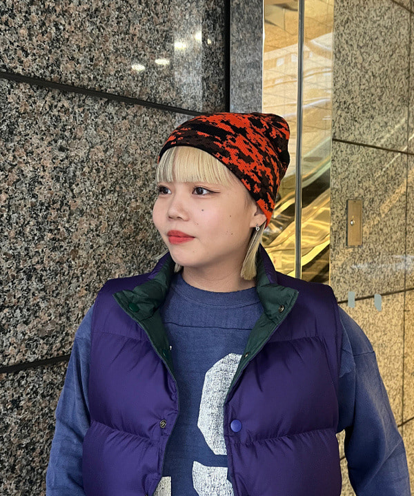 あゆさんの「BEAMS WOMEN｜デジカモ ワッチキャップ」を使ったコーディネート