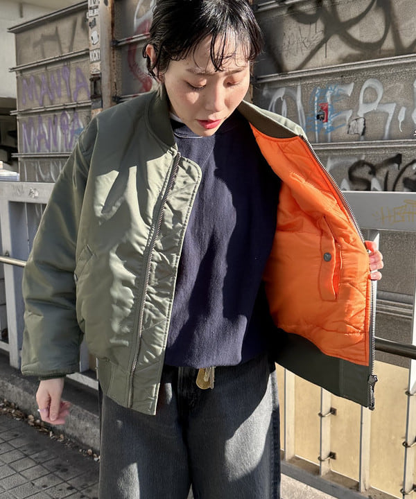 なるみさんの「BEAMS / MA-1」を使ったコーディネート