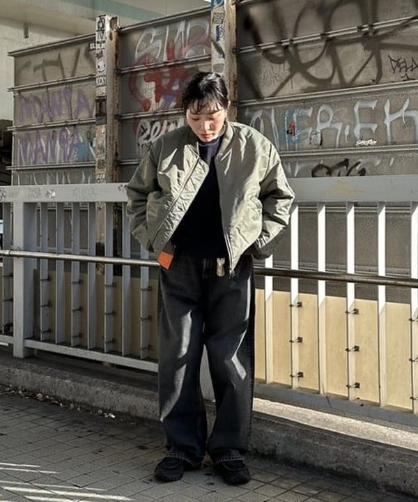 なるみさんの「BEAMS / MA-1」を使ったコーディネート
