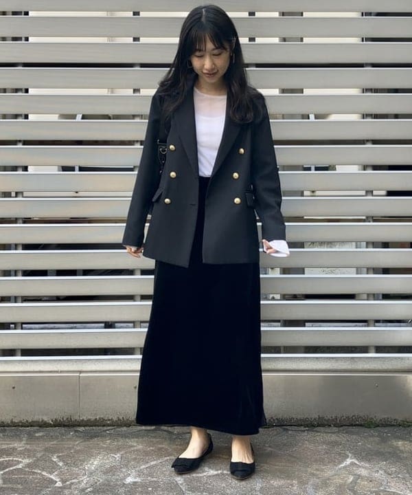 りえさんの「BEAMS WOMEN｜TOFF&LOADSTONE / ジョリー ミニボストン ショルダーバッグ」を使ったコーディネート