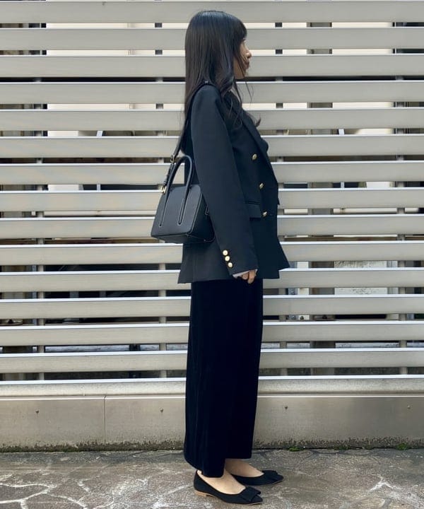 りえさんの「BEAMS WOMEN｜TOFF&LOADSTONE / ジョリー ミニボストン ショルダーバッグ」を使ったコーディネート
