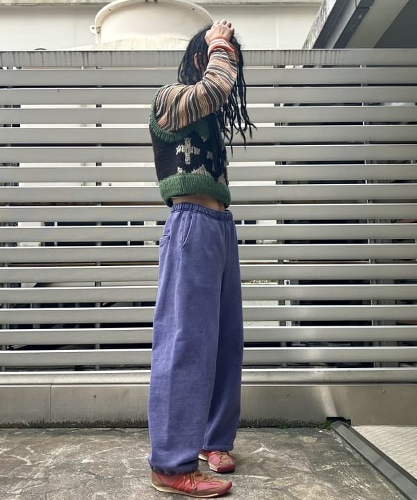 森 凌真さんの「BEAMS WOMEN｜フェード ワイド スウェット パンツ」を使ったコーディネート