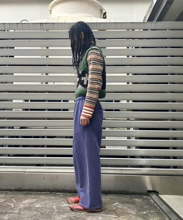 森 凌真さんの「BEAMS WOMEN｜フェード ワイド スウェット パンツ」を使ったコーディネート