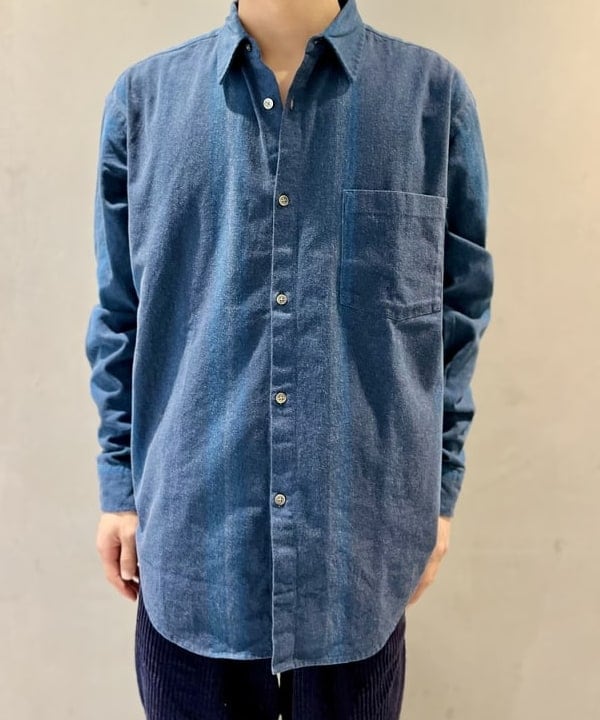 流聖さんの「BEAMS WOMEN｜フェード ストライプ プリント シャツ」を使ったコーディネート