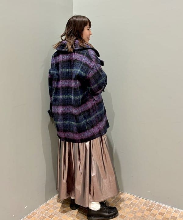 はやしあかねさんの「BEAMS WOMEN｜メタリック ギャザー スカート」を使ったコーディネート