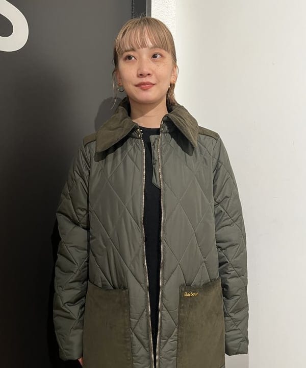 Ito_ririkaさんの「BEAMS WOMEN｜Barbour / MALTON キルトコート」を使ったコーディネート
