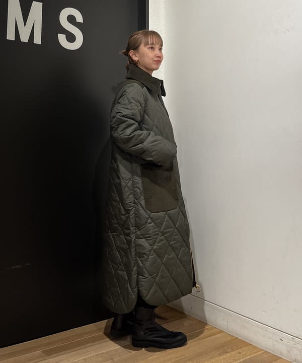 Ito_ririkaさんの「BEAMS WOMEN｜Barbour / MALTON キルトコート」を使ったコーディネート