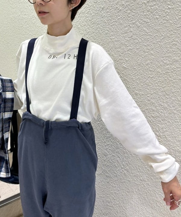 矢野(青木)優香さんの「ボーイ ワークチェック ロングスリーブシャツ」を使ったコーディネート