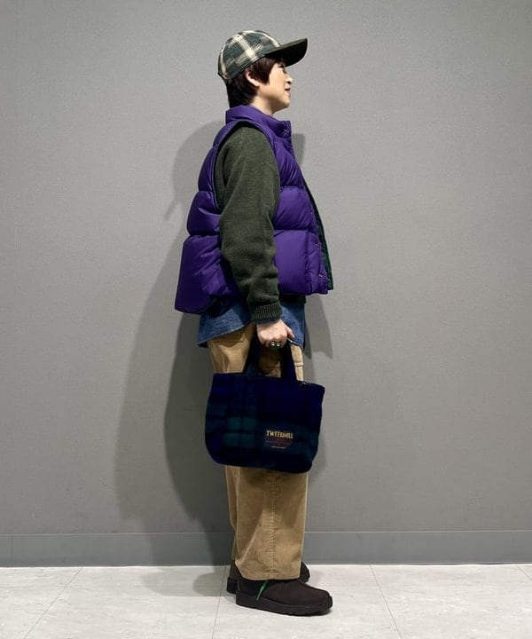 木村 梨香さんの「BEAMS WOMEN｜ビッグ ロゴ クルー ニット」を使ったコーディネート