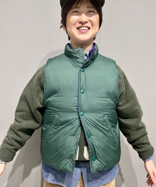 木村 梨香さんの「BEAMS WOMEN｜ビッグ ロゴ クルー ニット」を使ったコーディネート