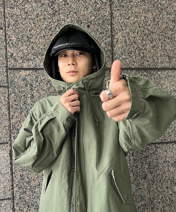 菊田 悠さんの「BEAMS WOMEN｜イヤーフラップ キャスケット」を使ったコーディネート