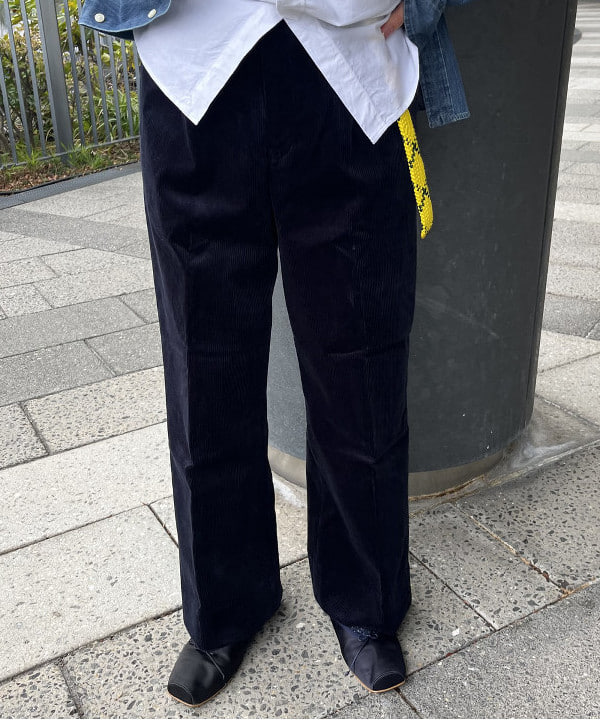 にしだてさんの「BEAMS WOMEN｜MENDOTA PRODUCTS / DOUBLE BRAIDED COLLAR」を使ったコーディネート