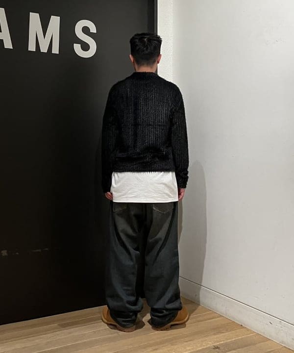 土田 達也さんの「BEAMS WOMEN｜シャギー ハイネック ジップ カーディガン」を使ったコーディネート