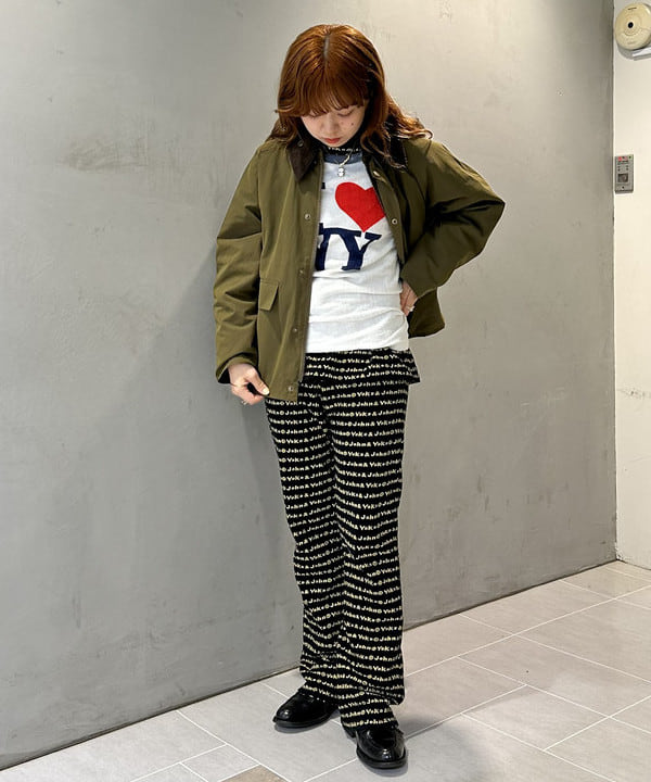 ナツハさんの「BEAMS WOMEN｜○BOW WOW / 別注 ジャカード ロングスリーブ Tシャツ」を使ったコーディネート