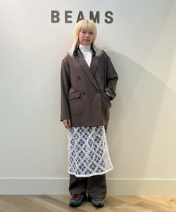 Ray BEAMS（レイ ビームス）キモウ レース ハイネック トップス