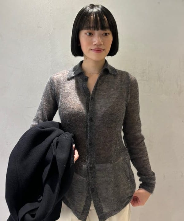 野村 美紅さんの「BEAMS WOMEN｜ハードギャバジン パンツ」を使ったコーディネート