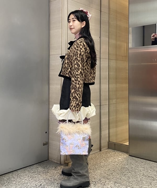 マツド ユメカさんの「BEAMS WOMEN｜14G リブ タートル ニット」を使ったコーディネート