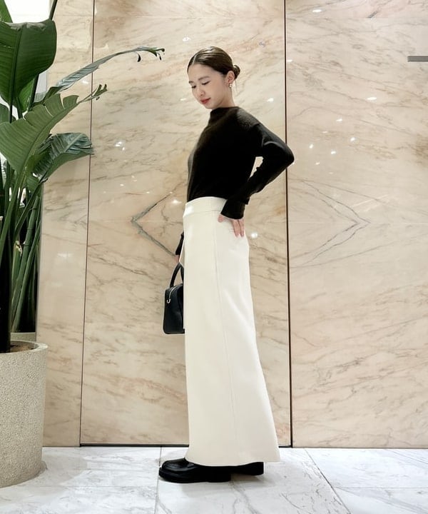 佐藤 美樹さんの「BEAMS WOMEN｜LEE × Demi-Luxe BEAMS / ラップ ロングスカート .M」を使ったコーディネート