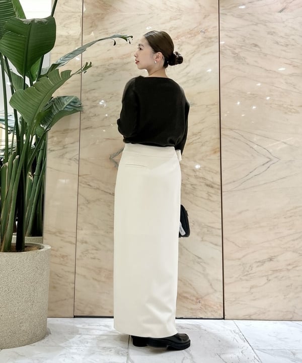 佐藤 美樹さんの「BEAMS WOMEN｜LEE × Demi-Luxe BEAMS / ラップ ロングスカート .M」を使ったコーディネート