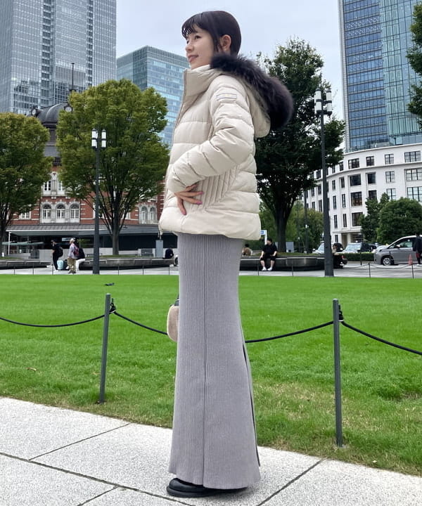 SAKAIさんの「BEAMS WOMEN｜シアーコットン ロングスリーブ Tシャツ」を使ったコーディネート