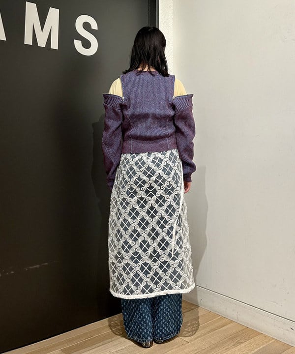 早川 萌子さんの「BEAMS WOMEN｜チュール テープ シシュウ スカート」を使ったコーディネート