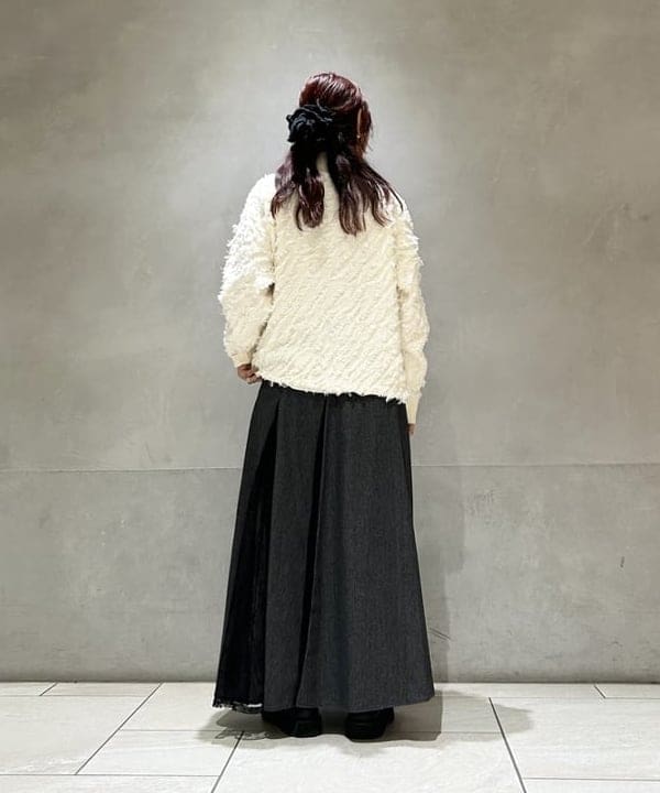 SAEさんの「BEAMS WOMEN｜デニム レース キリカエ スカート」を使ったコーディネート