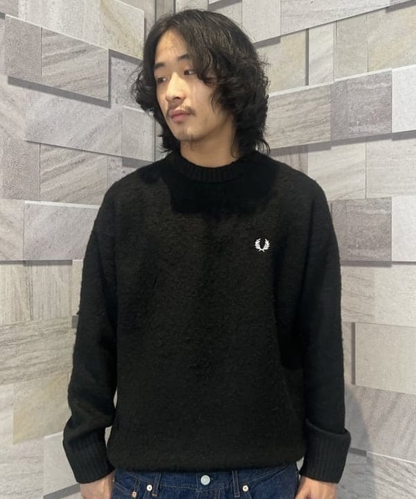 Sunnyさんの「FRED PERRY / 別注 フラッフィ クルーネックニット」を使ったコーディネート