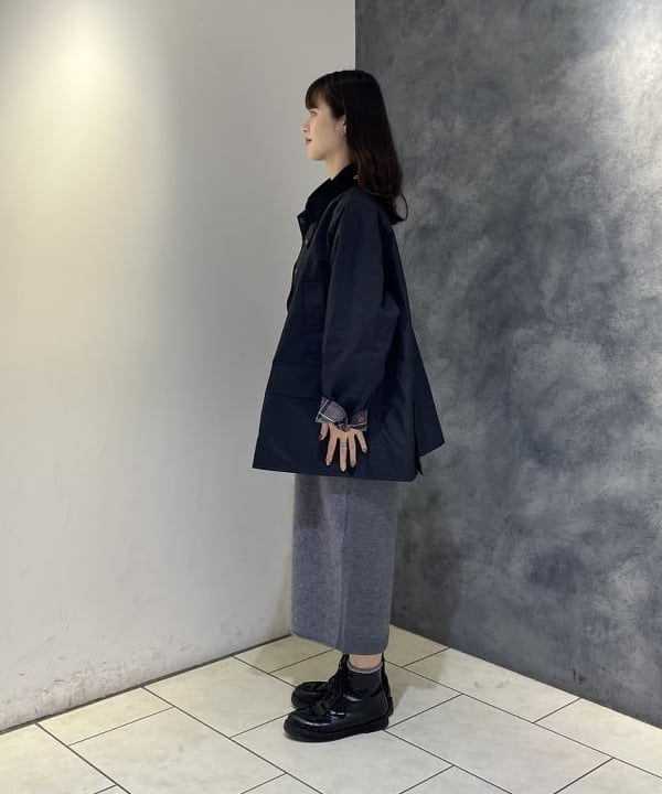 高木 菜央さんの「BEAMS WOMEN｜Barbour / 別注 ナイロンタッサー BEDALE ジャケット」を使ったコーディネート