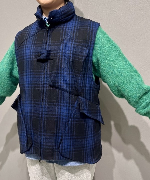 木村 梨香さんの「BEAMS WOMEN｜Nor&rsquo;Easterly / 別注 シェットランド シャギー ビッグ クルー ニット」を使ったコーディネート