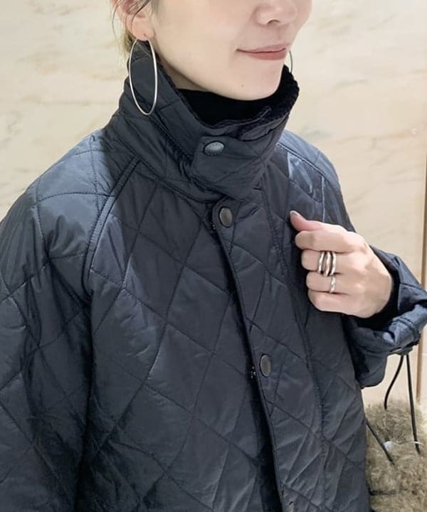 AONO SHIKAMAさんの「BEAMS WOMEN｜Barbour / TRANSPORT キルティング ジャケット」を使ったコーディネート