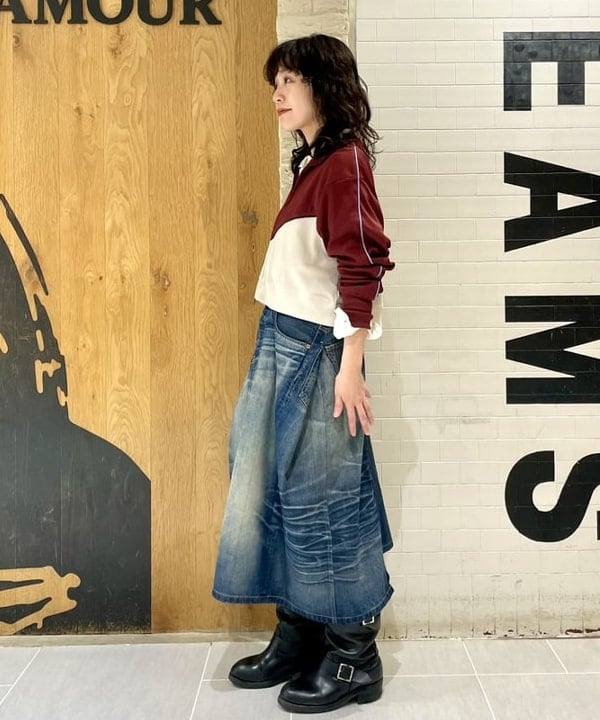 笠井 祐希さんの「BEAMS WOMEN｜ライン ディティール フルジップ ロングスリーブ」を使ったコーディネート