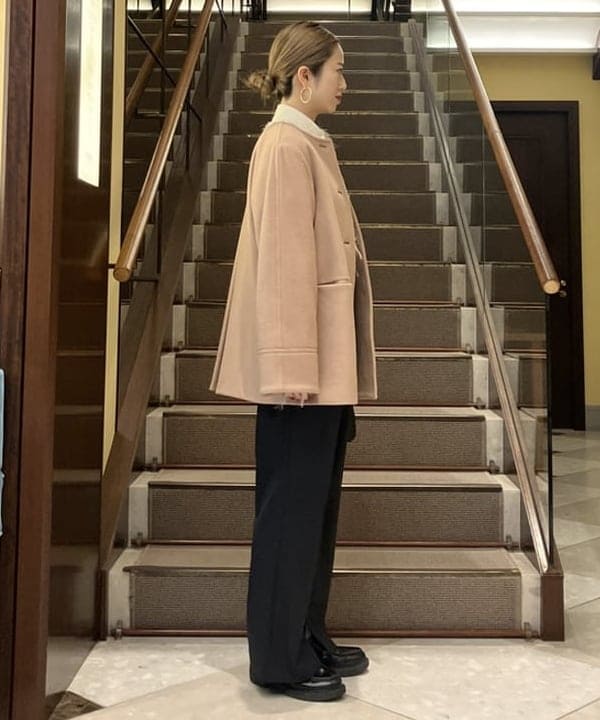 蒲原 捺美さんの「BEAMS WOMEN｜GIANNI CHIARINI / ALIFA レザーショルダーバッグ S」を使ったコーディネート