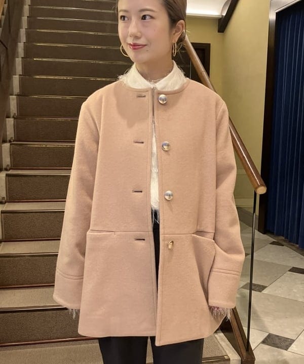 蒲原 捺美さんの「BEAMS WOMEN｜GIANNI CHIARINI / ALIFA レザーショルダーバッグ S」を使ったコーディネート