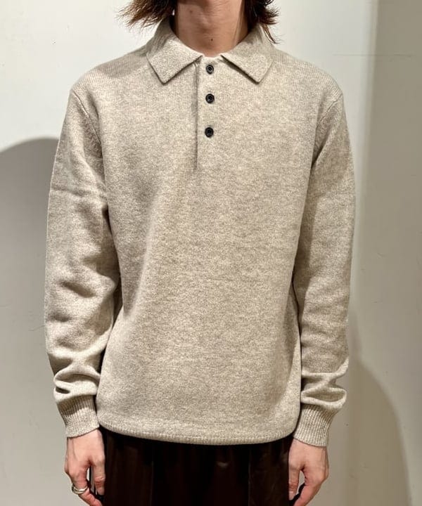 関澤 佑樹さんの「BEAMS WOMEN｜BEAMS PLUS / 9ゲージ ニット ポロ」を使ったコーディネート