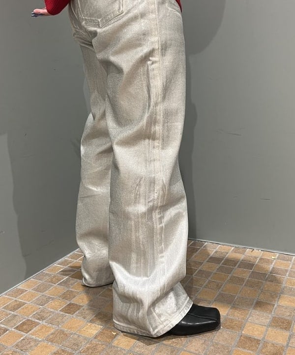あゆさんの「BEAMS WOMEN｜Ray BEAMS / 箔プリント デニムパンツ」を使ったコーディネート