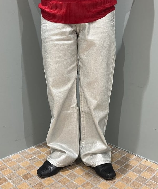 あゆさんの「BEAMS WOMEN｜Ray BEAMS / 箔プリント デニムパンツ」を使ったコーディネート