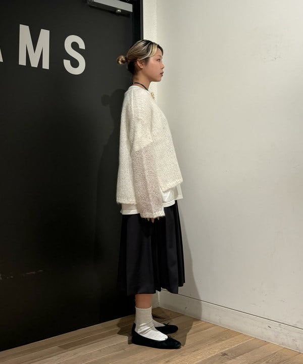 sakuraさんの「BEAMS WOMEN｜キルト ベルト タック スカート」を使ったコーディネート