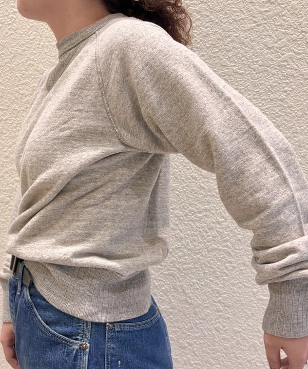 かわい みづきさんの「ブロード リブ クルーネック スウェット」を使ったコーディネート